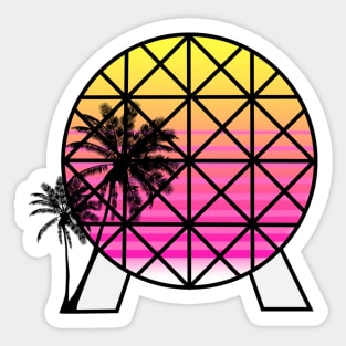 Spaceship Earth - Sunset Sticker